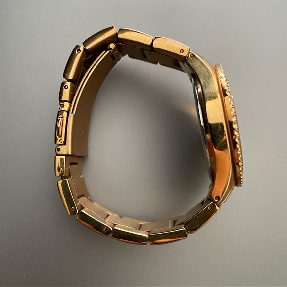 Last Chance FOSSIL Stella Stainless Steel Watch Gold Colored - Picture 5 of 10